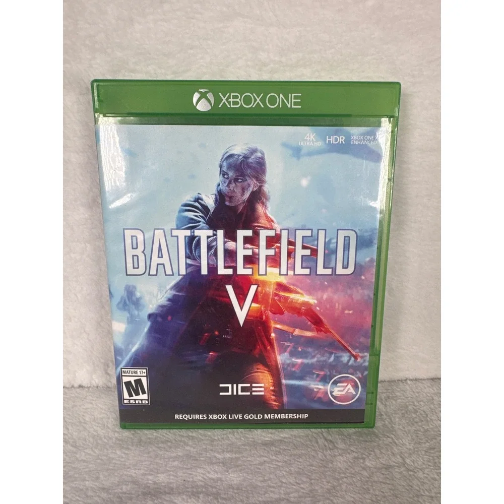 EA Battlefield V Video Game Xbox One Standard Green Excellent 4K HDR WWII FPS